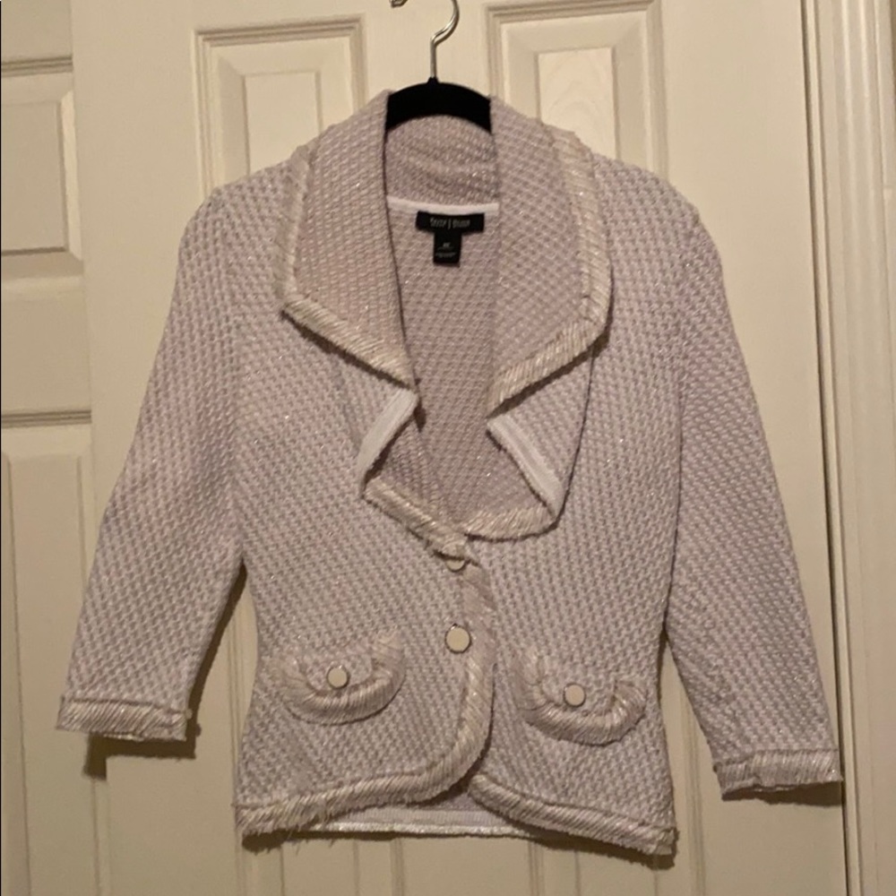 WHBM knitted blazer.